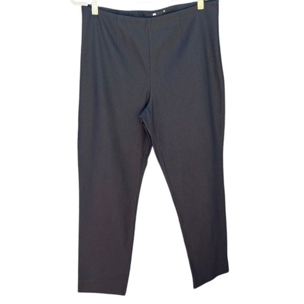 Jarbo 42 (US 14–16) Classic‎ Black Stretch Straight Leg Pants Minimalist Modern